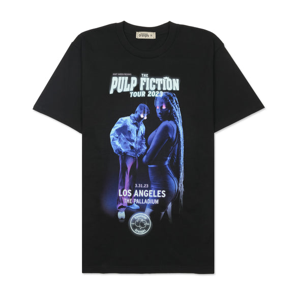 the pulp fiction tour neon tee
