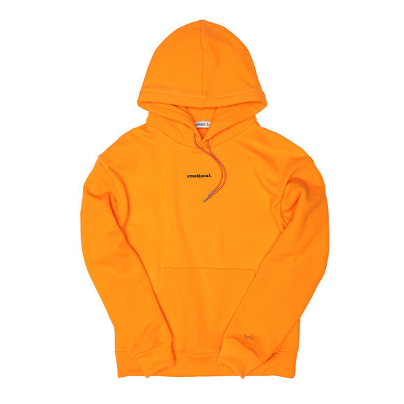 c&s micro emotional. logo orange hoodie