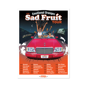 sad fruit tour poster